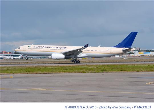 沙特阿拉伯航空公司增购空中客车A330飞机