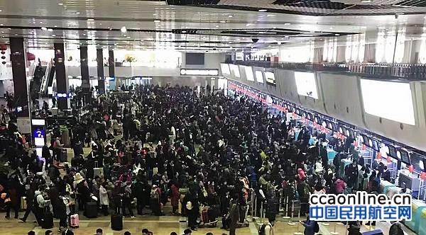 哈尔滨机场春运首日运送旅客5万人次