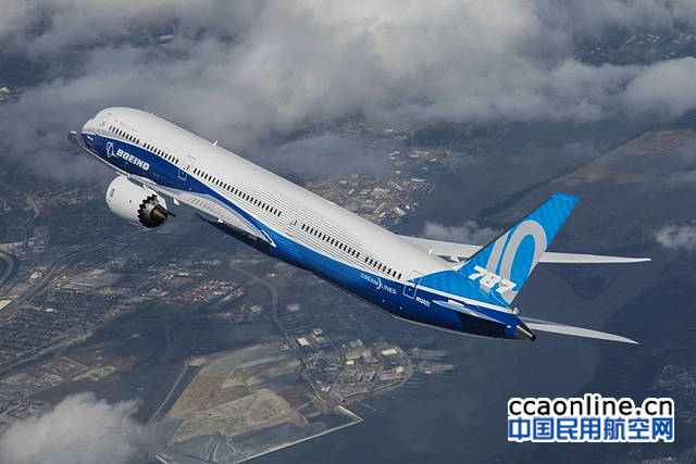 波音：中国成最大的787航线出发地和目的地国家