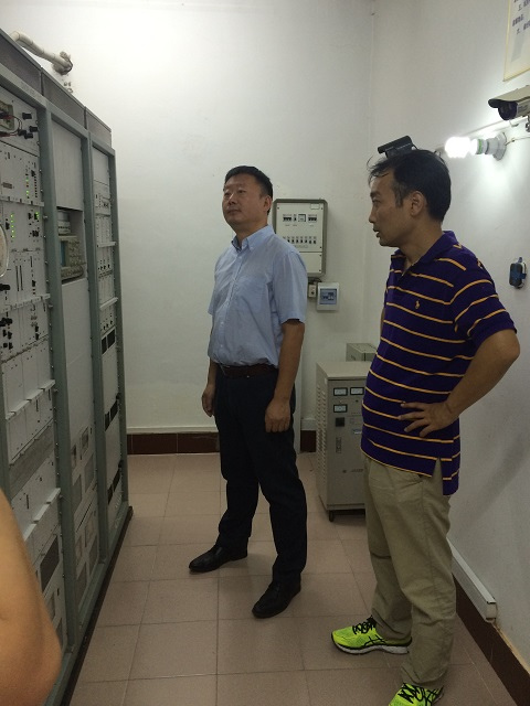 华东空管局基建部对福建空管各导航台进行考察