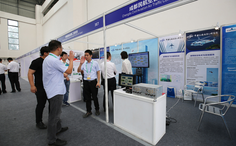 民航电子参加2017年四川国际航空航天展览会