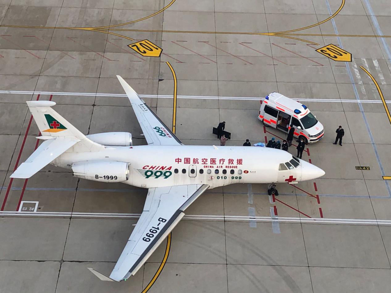 乌兰浩特机场完成急救飞行保障任务