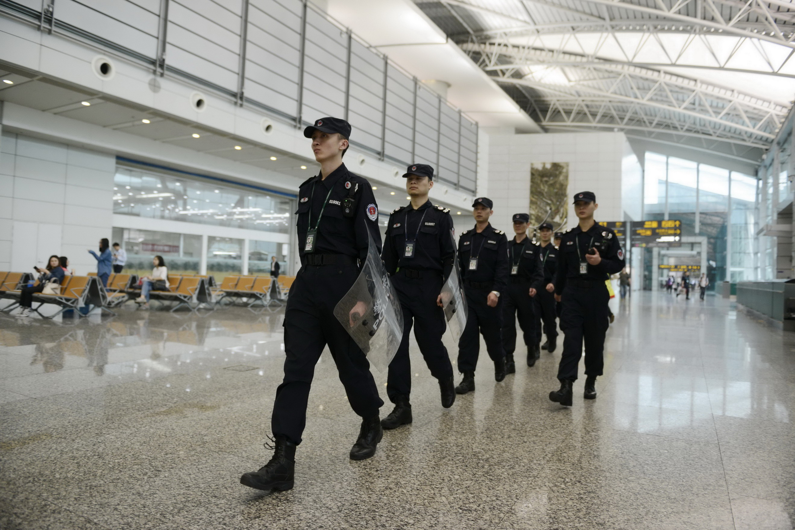 消防安保快速反应小组 守护机场保一方平安