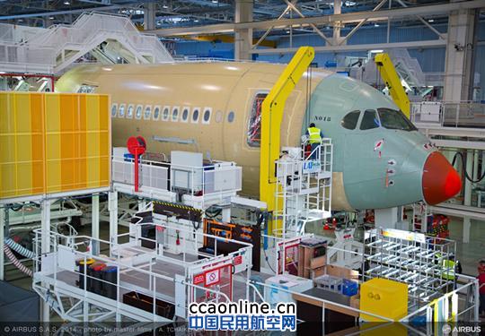 芬兰航空首架空客A350-900飞机开始总装