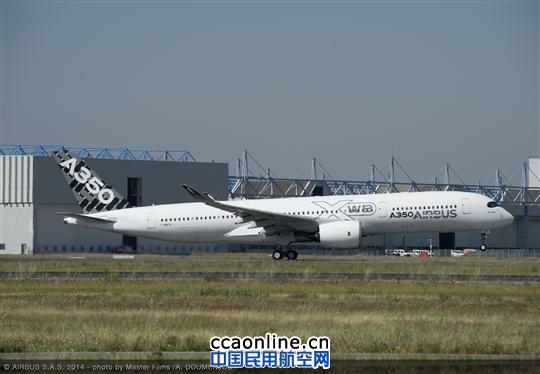 第五架空客A350XWB测试飞机完成首飞