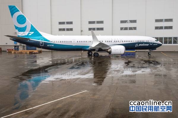 MAX 9 Parked Outside Renton Factory Doors