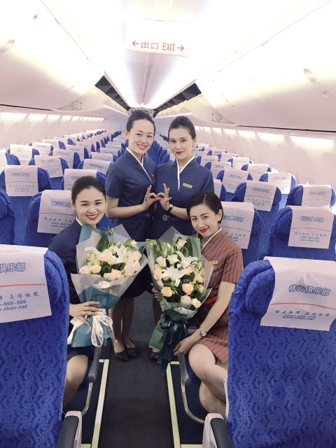 新制服,新航线,奥凯航空给旅客全新体验