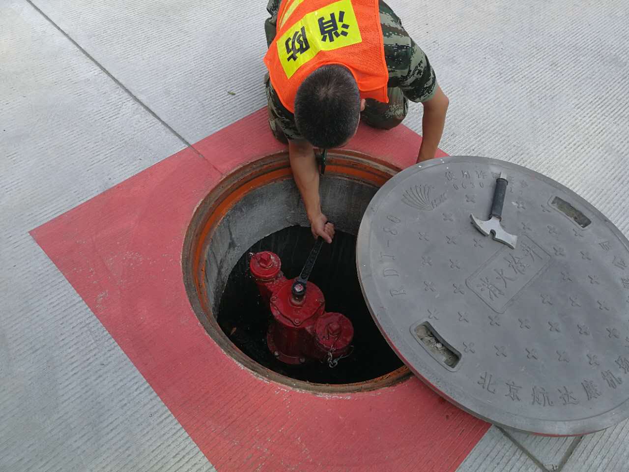 地下消火栓安装图片