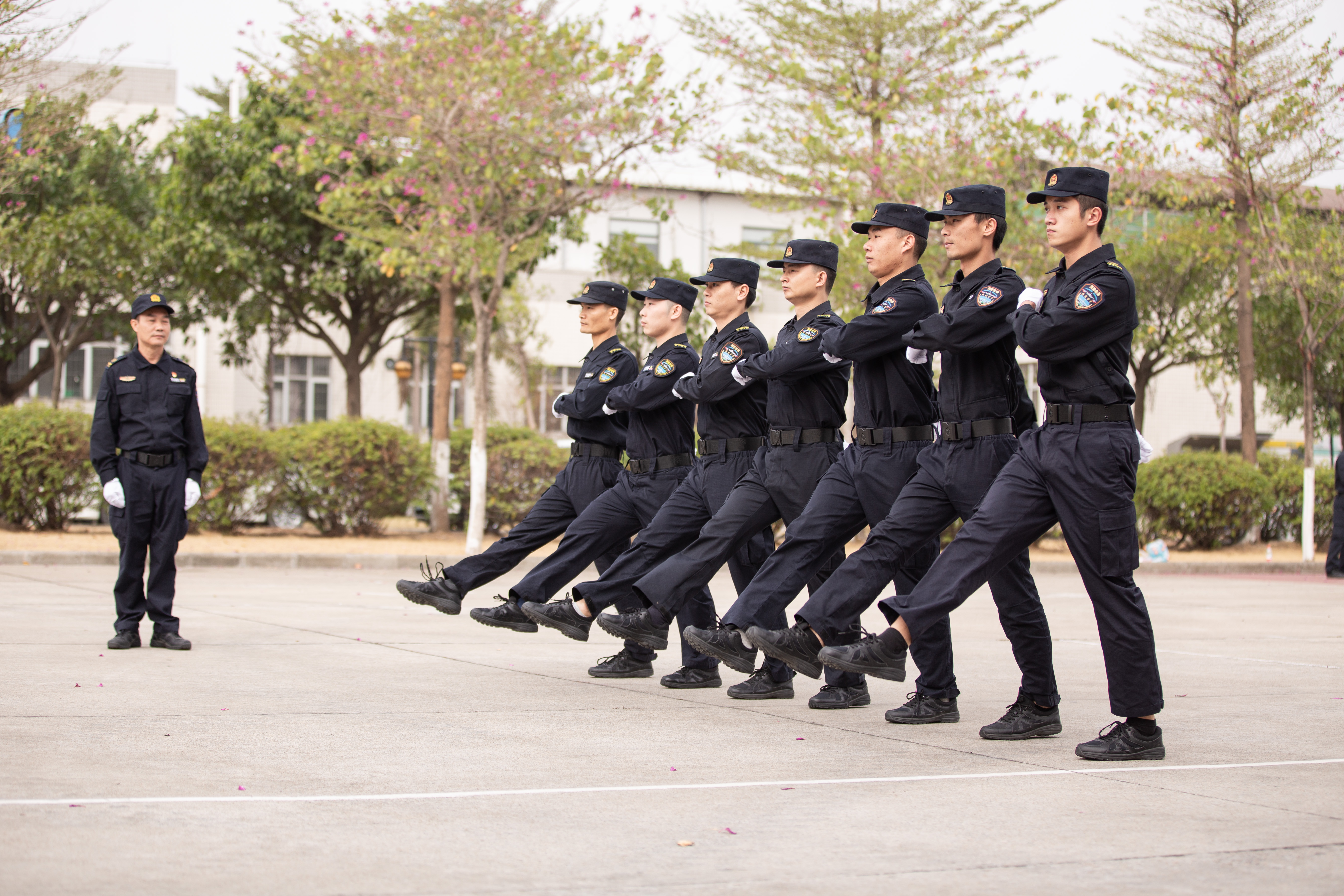 队列会操展消防风采比武竞赛显红门英姿